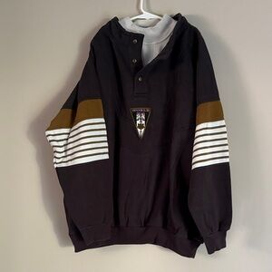 Men's World Winter Sports Black and Brown Pullover Shirt Todays News